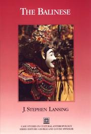 The Balinese by John Stephen Lansing