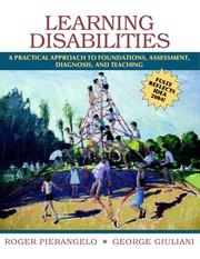 Cover of: Learning Disabilities by Roger Pierangelo, George A. Giuliani