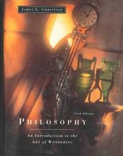 Cover of: Philosophy: an introduction to the art of wondering