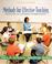 Cover of: Methods for Effective Teaching