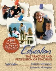 Cover of: Education | Robert F. McNergney