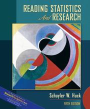 Cover of: Reading Statistics and Research (5th Edition) by Schuyler W. Huck, Schuyler W. Huck