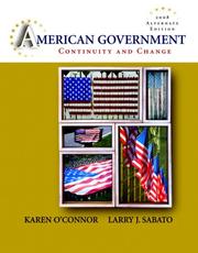 Cover of: American Government | Karen O