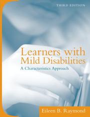 Cover of: Learners with Mild Disabilities by Eileen B. Raymond, Eileen B. Raymond