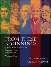 Cover of: From These Beginnings, Volume I (8th Edition)