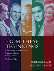 Cover of: From These Beginnings, Volume II (8th Edition)