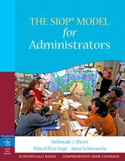 Cover of: The SIOP Model for Administrators (SIOP Series)
