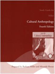 Cover of: Study Guide for Cultural Anthropology by Barbara D. Miller