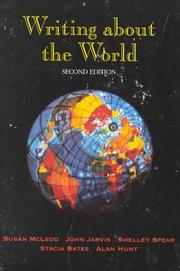 Cover of: Writing about the world