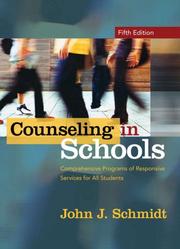 Cover of: Counseling In Schools by John J. Schmidt