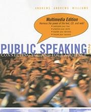 Cover of: Public Speaking: Connecting You and Your Audience, Multimedia Edition (2nd Edition)