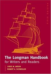 Cover of: Longman Handbook for Writers and Readers, The (5th Edition) (MyCompLab Series) by Chris M. Anson, Robert A. Schwegler