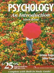 Cover of: Psychology by Jerome Kagan, Julius Segal