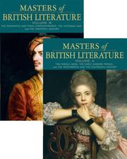 Cover of: Masters of British Literature, Volumes A & B package by David Damrosch, Kevin J. H. Dettmar