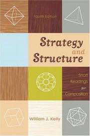 Cover of: Strategy and Structure (4th Edition) by William J. Kelly undifferentiated