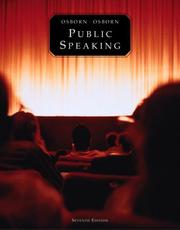 Cover of: Public Speaking (with MySpeechLab) (7th Edition)
