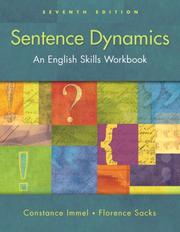 Cover of: Sentence Dynamics (with MyWritingLab) (7th Edition)