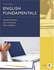 Cover of: English Fundamentals, Form C (with MyWritingLab) (13th Edition)