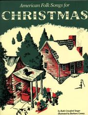 Cover of: American Folk Songs for Christmas