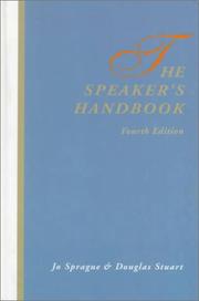 The speaker's handbook by Jo Sprague, Douglas Stuart