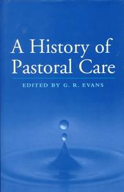 Cover of: A History of Pastoral Care