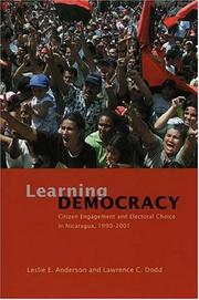 Learning Democracy by Leslie E. Anderson, Lawrence C. Dodd