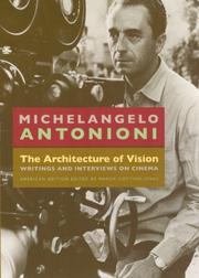 Cover of: The Architecture of Vision by Antonioni, Michelangelo.
