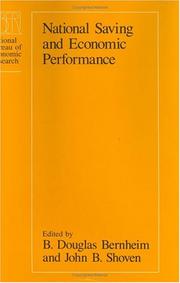 Cover of: National saving and economic performance