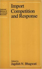 Cover of: Import competition and response