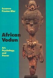 Cover of: African vodun by Suzanne Preston Blier
