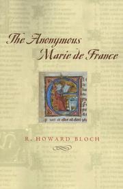 Cover of: The Anonymous Marie de France
