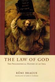 Cover of: The Law of God by Rémi Brague