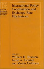 Cover of: International policy coordination and exchange rate fluctuations