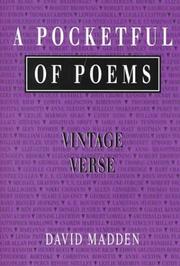 Cover of: A Pocketful of Poems | David Madden