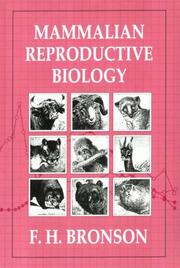 Cover of: Mammalian reproductive biology