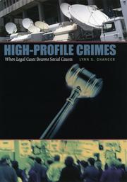 Cover of: High-Profile Crimes by Lynn S. Chancer