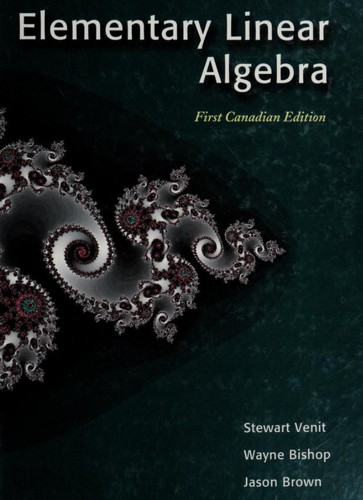Elementary linear algebra by Stewart Venit