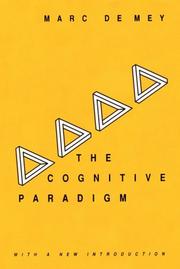 The cognitive paradigm by Marc de Mey