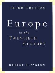 Cover of: Europe in the twentieth century by Robert O. Paxton