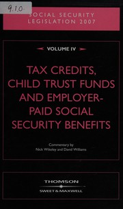 Cover of: Social Security Legislation