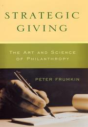 Cover of: Strategic giving by Peter Frumkin