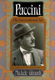 Cover of: Puccini: His International Art