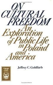 Cover of: On Cultural Freedom | Jeffrey C. Goldfarb