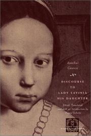 Cover of: Discourse to Lady Lavinia His Daughter (The Other Voice in Early Modern Europe)