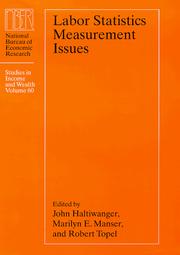 Cover of: Labor statistics measurement issues