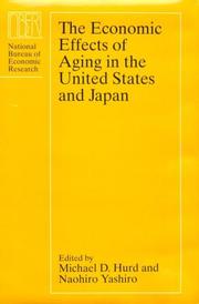Cover of: The economic effects of aging in the United States and Japan