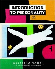 Cover of: Introduction to Personality | Walter Mischel