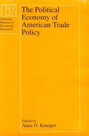 Cover of: The political economy of American trade policy