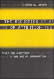 The economics of attention by Richard A. Lanham