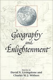 Cover of: Geography and Enlightenment by 